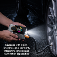 Gonfleur de pneus portable polyvalent Mydays Tech, compact, haute capacité, pour situations d'urgence en extérieur, alimentation électrique de secours