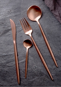 <span class=keywords><strong>Cutipol</strong></span> <span class=keywords><strong>GOA</strong></span> Bộ Đen/Vàng Bộ Dao Kéo Ăn Tối Gia Đình, Thìa, Nĩa, Dao - Product Image 3