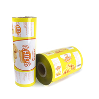 Flexibele Verpakking Sachet Thermische Laminering Film Aluminiumfolie Aardappelchips Verpakking Rolfolie Voor Voedselverpakking