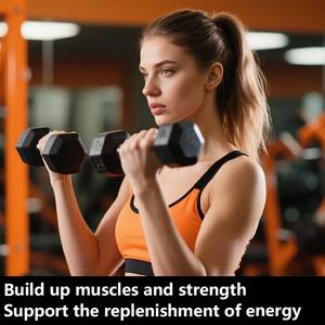 ओएम जिनसेंग हर्बल पूरक पुरुष ताकत हर्बल गुम्मस 60 गुम्मस शाकाहारी विटामिन - Product Image 2