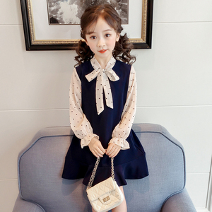 Polka Dot chicas de Otoño de manga larga ropa de los niños vestido de bebé niña vestidos de fiesta de cumpleaños - Product Image 1