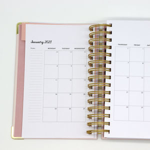 Agenda planificateur quotidien, hebdomadaire et mensuel Joytop personnalisé <span class=keywords><strong>2023</strong></span>, reliure spirale, couverture rigide, carnet A5, journal de manifestation - Product Image 5