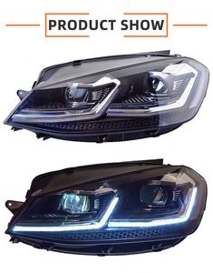 Per Volkswagen <span class=keywords><strong>Golf</strong></span> 7 accessori VW faro faro a LED 2013 2015 2018 <span class=keywords><strong>2020</strong></span> aggiornamento Gti <span class=keywords><strong>Golf</strong></span> Mk 7 faro faro a Led - Product Image 3