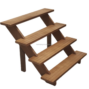 Rak Kue Kayu Modern 4 Tingkat, Rak Pajangan Bertingkat, Rak Penyimpanan Multifungsi, Dekorasi Ruang Tamu, Kamar Mandi, dan Makanan - Product Image 1