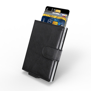 ที่ใส่บัตรอลูมิเนียม CardHoda ป้องกัน RFID พร้อมคลิปหนีบเงินและตัวล็อคแบบหัวเข็มขัด กระเป๋าสตางค์มินิมอลสำหรับทุกเพศ - Product Image 6