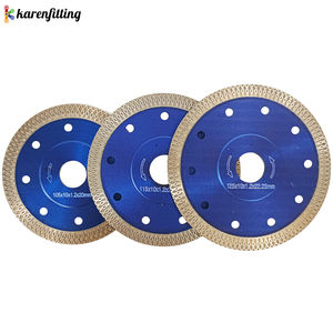 Lame de scie diamantée en alliage 105 mm, disque de meulage céramique haute vitesse pour utilisation à l'eau, granit, béton - Processus de pressage à chaud OEM - Peinture - Product Image 4