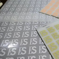 Étiquettes en plastisol à transfert thermique en silicone personnalisées, lettrage souple et durable à décollement à froid pour la décoration de vêtements - Certification RoHS