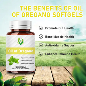 Cápsulas de Aceite de Orégano OEM ODM para Promover la Salud Intestinal, Extracto de Aceite de Semilla Negra, Carvacrol - Product Image 2