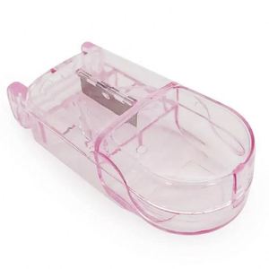 Pocket Tablet Splitter Clear View Pill <b>Cutter</b> Case Smart V Holder Medicine Slicer Device Wholesale Price Vitamin Divider - Product Image 4
