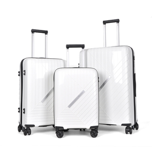 Kongzhongniao Luxury Waterproof <strong>Light</strong> <strong>Weight</strong> 4-Wheel Carry-On Travel <strong>Suitcase</strong> Set PP Trolley - Product Image 4