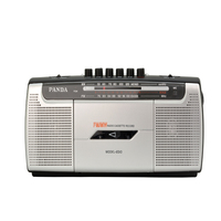 Cassette électrique avec écouteurs, portatif, radio rétro, bluetooth, lecteur enregistreur cassette, am fm, panda, marque