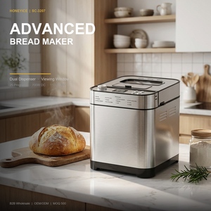 Máquina <span class=keywords><strong>para</strong></span> <span class=keywords><strong>Hacer</strong></span> <span class=keywords><strong>Pan</strong></span> Eléctrica Automática Saludable, Sin Gluten, Trigo Integral, 3 Controles de Crosta, Temporizador de 15H, Acero Inoxidable, Fácil de Limpiar, OEM&ODM&CKD - Product Image 3