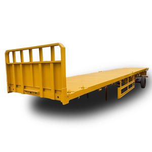 Semirremolque de cama plana de alta calidad Nuevo remolque de camión contenedor Howo Sinotruk Buen precio <span class=keywords><strong>para</strong></span> la venta - Product Image 2