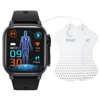 Correas Inteligentes para Reloj Inteligente con Monitor de Oxígeno en Sangre, Resistentes al Agua, TFT, para Hombre, para Actividades al Aire Libre