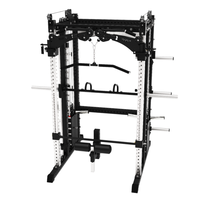 Tornado Fitness Rack de musculation multifonctionnel Smith - Équipement de musculation robuste avec système de poulies à câble réglable - Garantie 10 ans