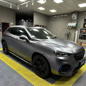 WRAPMASTER Vinilo Adhesivo para Automóviles, Color Gris Carbón Metálico Satinado, 1.52x17M, con Liberación de Aire, <span class=keywords><strong>PVC</strong></span> - Product Image 2