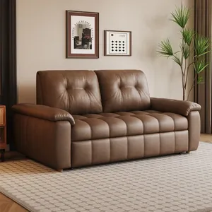 Sofá Cama Convertible Multifuncional Moderno y Minimalista en Forma de L, Reclinable, con Espuma Viscoelástica, Respaldo Acolchado, Sin Brazos, para Sala de Estar - Product Image 6