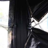 Portable Pop-Up Camouflage Canard Chasse Sol Tente Surplus la Caza Automatique Caractéristiques Simple Couche Nylon Fibre de Carbone 2 Personnes