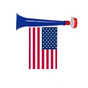 Venta al por mayor Gran oferta Vuvuzela Bandera <span class=keywords><strong>de</strong></span> fútbol Boca trompeta camión cuerno plástico deporte animando - Product Image 2