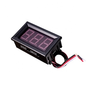 Voltímetro digital LED de 3 cables, 0,56 pulgadas, CC, 0V-30,0 V, protección de conexión inversa - Product Image 5