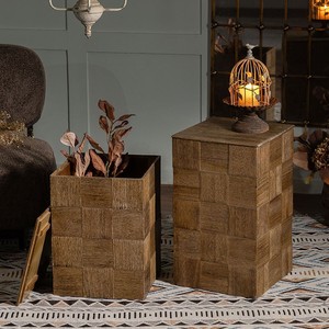 European Modern Retro <strong>Small</strong> Coffee <strong>Table</strong> Wooden Side <strong>Table</strong> for Living Room Bedroom <strong>Storage</strong> for Balcony Leisure <strong>Console</strong> <strong>Tables</strong> - Product Image 3