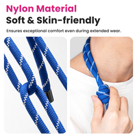 Kustom 150cm panjang tali bahu selempang poliester Lanyard baru aksesori ponsel untuk casing ponsel