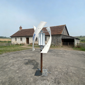 Générateur éolien à axe vertical résidentiel 2000W 12V 24V 48V à faible bruit avec 3 pales et contrôleur MPPT - Product Image 2