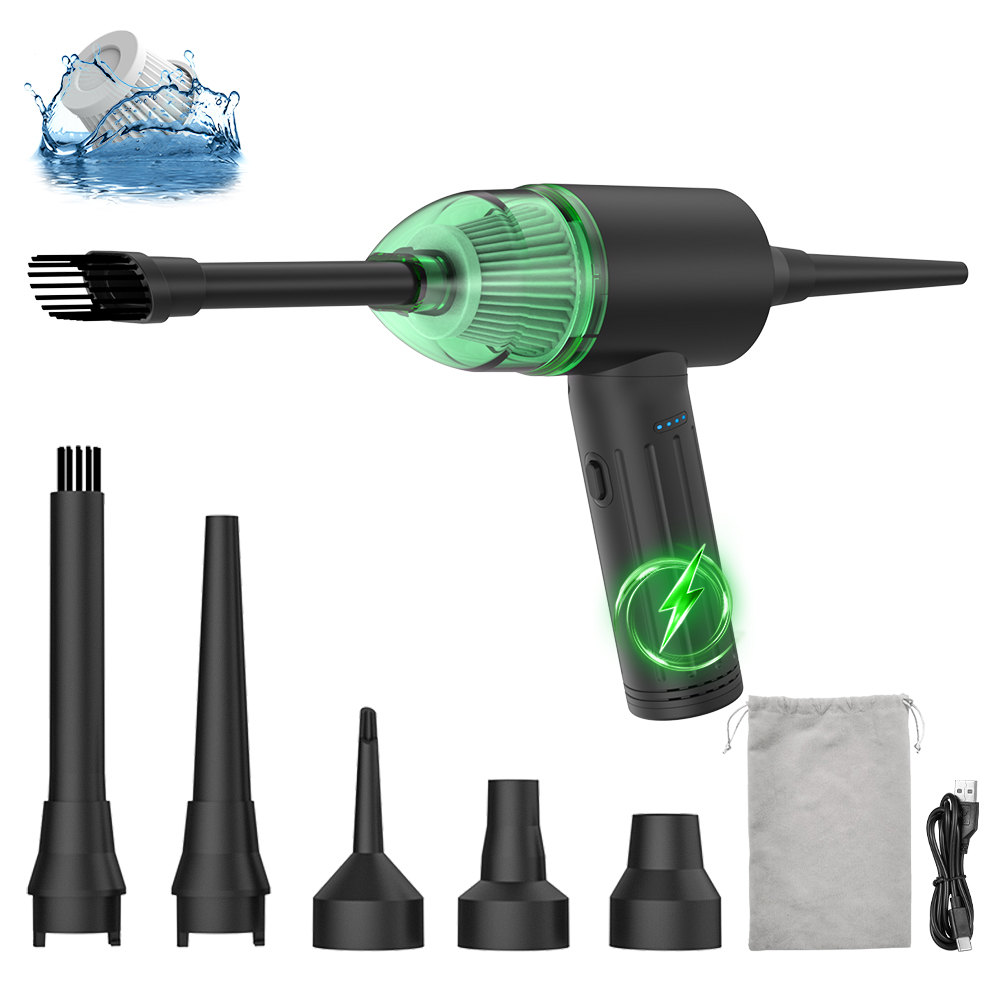 12000Pa 4 in1 перезаряжаемые мощный беспроводной баллончик со сжатым воздухом пистолет дующий мини Пылесосы беспроводной портативный автомобильный пылесос