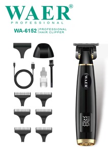 Recortadora de Pelo Profesional WAER - 3 Velocidades Ajustables para Recortar el Cabello y la Barba con Base, Herramienta de Barbería Inalámbrica Portátil - Product Image 2