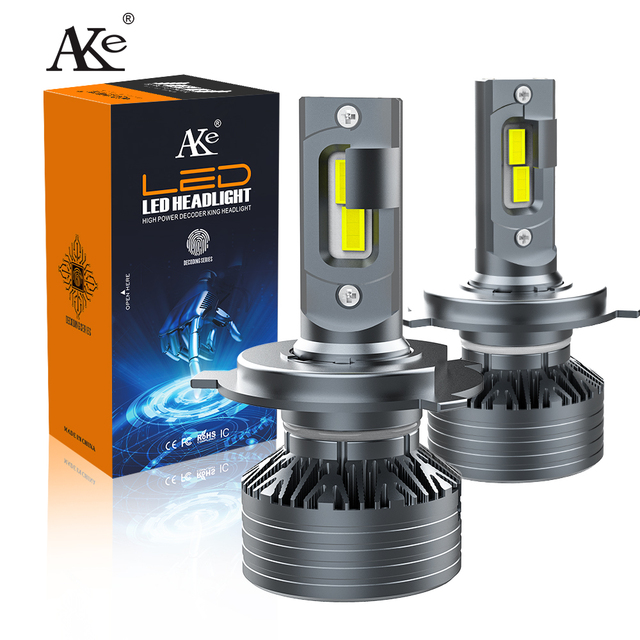 Customized 9-36v Led Zes High Bright Design H3 H11 H7 H1 Led Headlight Bulb 9006 9005 Bombilla Led H4 Led Headlight H4 Car Lamp