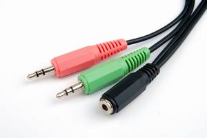 Cavo Audio Stereo da 3.5mm a <span class=keywords><strong>2</strong></span>-maschio da <span class=keywords><strong>2</strong></span>.5mm per Home Theater doppino in rame puro con schermatura combinazione giacca in PVC - Product Image 6