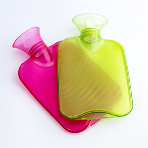 Borsa dell'acqua calda del PVC all'ingrosso della bottiglia di acqua calda del PVC di stampa rotonda per alleviare il dolore - Product Image 6