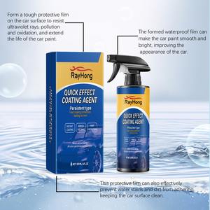 NIKO RayHong Spray de revêtement automobile 3-en-1 |   Brillant rapide + Protection de la peinture + Effet miroir |   Boîte cadeau Nano Formula 120 ml |   3 ans - Product Image 2