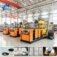Nouvelle machine automatique de formage de boîtes repas en mousse PS, contrôlée par PLC, avec pompe à moteur 380V 204kW, haute sécurité, écologique 1