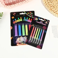 Bougie créative aux flammes colorées, scintillante, lot de 6, bougies d'anniversaire, bougies magiques pour gâteau, cadeau d'anniversaire