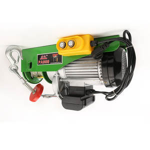 Pa1000 katrol bangunan konstruksi Mini, Derek pengangkat tali kawat listrik portabel 300kg 500kg 1000kg - Product Image 1