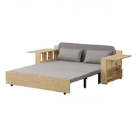 Canapé-lit pliant en bois moderne avec bras, nouveau meuble pliable