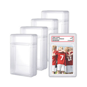 PSA Card Slab Protector, Translucent Vibrant Color <b>Frame</b>, Standard Size, Drop & Scratch Proof Holder for Graded Sports TCG Cards - Product Image 1