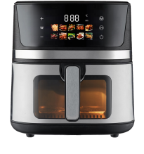 Finestra di osservazione Design 1600W 6L comando digitale elettrico <span class=keywords><strong>S</strong></span>/<span class=keywords><strong>S</strong></span> Air Fryer con pannello Touch Screen - Product Image 2