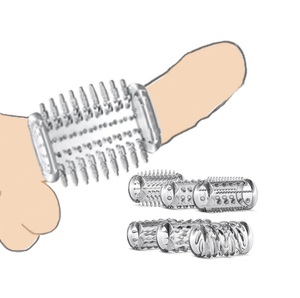 6 Fundas Transparentes <span class=keywords><strong>para</strong></span> Pene, Condón, Juguete Sexual <span class=keywords><strong>para</strong></span> Hombres, Agrandador de Erección, Anillo <span class=keywords><strong>para</strong></span> Pene Reutilizable, Estimulante, Juguetes <span class=keywords><strong>para</strong></span> Parejas Adultas - Product Image 1