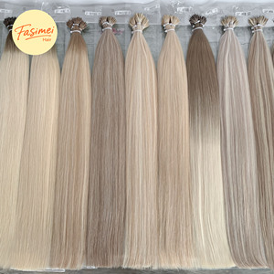 <span class=keywords><strong>Extensiones</strong></span> de Cabello Humano Fasimei de la Mejor Calidad, Doble Trama, Cutícula Alineada, con Punta de Anillo de Queratina Nano, Cabello Virgen Remy, <span class=keywords><strong>Precio</strong></span> al por Mayor - Product Image 2