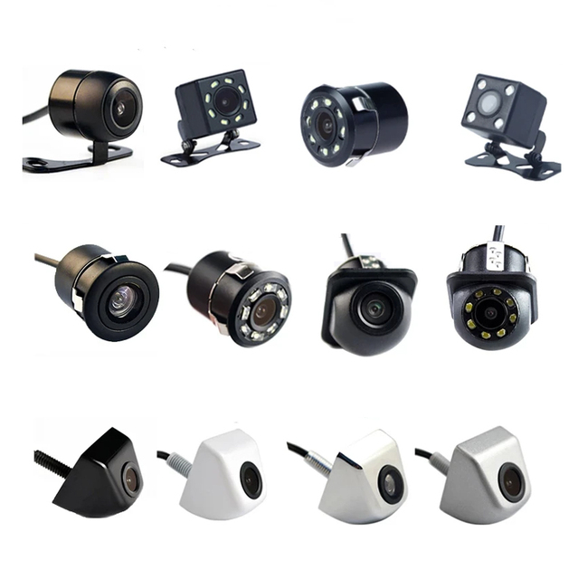 New Style AHD Car Camera 720P 1080P AHD Hidden Car Camera With Parking Guidline Universal Auto Camera