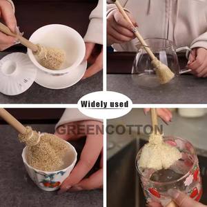 <span class=keywords><strong>Brosse</strong></span> de nettoyage en éponge de loofah personnalisée avec logo, écologique, naturelle, pour tasses, bouteilles, outil de cuisine - Product Image 5