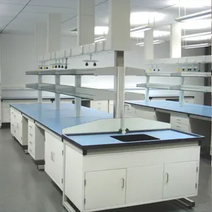 Banco de isla química Química Biología Laboratorio central Muebles Mesa de laboratorio