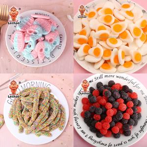 Lechao Berry Rainbow Fruit Flavor Colored <strong>Crisp</strong> Ropes Gummy Candy Halal Soft Candy for Bag Pack - Product Image 5