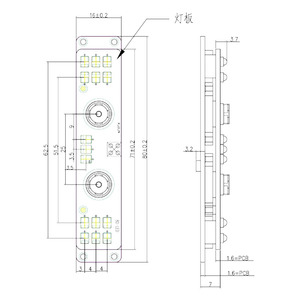 Cxcw Chất lượng cao linh kiện điện tử kép 1080P ar0230 F22 <span class=keywords><strong>ID</strong></span> thẻ đèn nền hồng ngoại Ống nhòm IR máy ảnh mô-đun - Product Image 4
