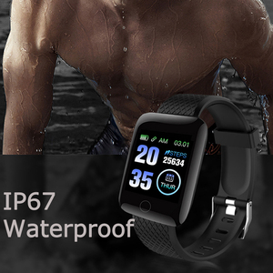 2020 Montre intelligente 116 Plus de Forme Physique de Bracelet de Tension Artérielle de Fréquence Cardiaque <span class=keywords><strong>Android</strong></span> Podomètre - Product Image 2