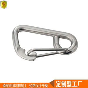 Grillete de Acero Inoxidable M10*100 y Gancho de Seguridad Antideslizante con Patrón de Arco, Accesorios de Escalada para Exteriores para Elevación - Product Image 2