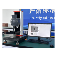 Durómetro de microdureza Vickers con cabezal de prueba de descenso automático y control por PC, máquina de prueba HK HV con torreta automática