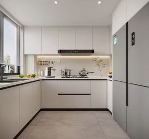 เน้นการออกแบบและผลิตตู้ครัว โรงงานผลิตตู้ครัวแบบกำหนดเอง ชุดตู้ครัวอัตโนมัติขนาดเล็ก เฟอร์นิเจอร์ครบชุด - Product Image 2